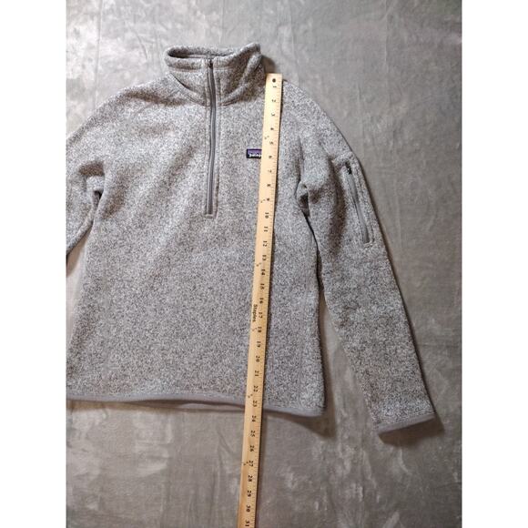 Patagonia Womens Better Sweater 1/4 Zip Gray Jacket Size Small - Picture 7 of 9
